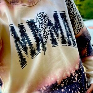 Handmade Bleach Sublimation Sweatshirt
